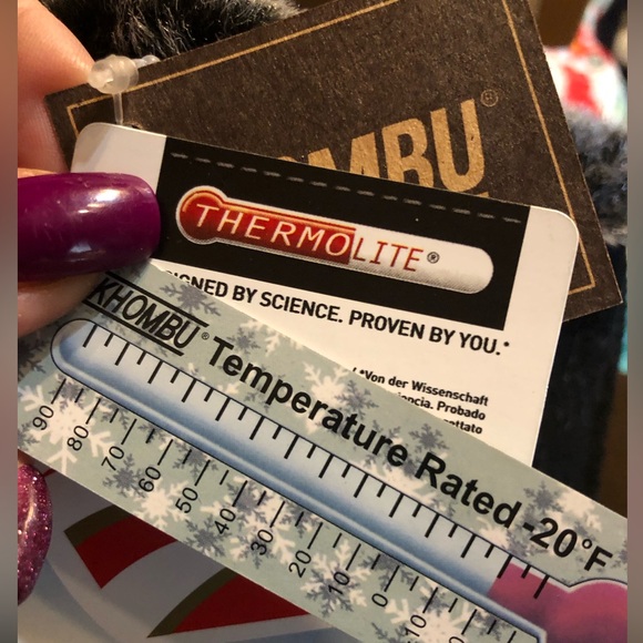 Khombu NEW Black Winter Boots with Fur Trim - Picture 15 of 16